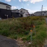 画像2390：湖西市梅田で農地除草作業です。
